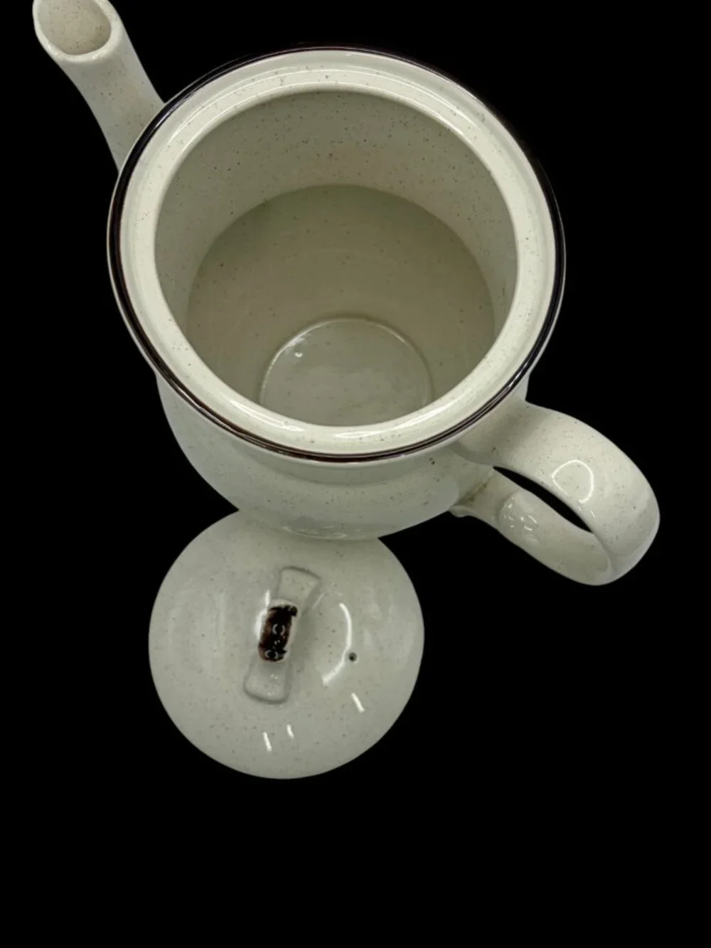 VTG Hearthside Casual Elegance Stoneware Teapot / Coffee Pot – Japan –Cups / 1Qt